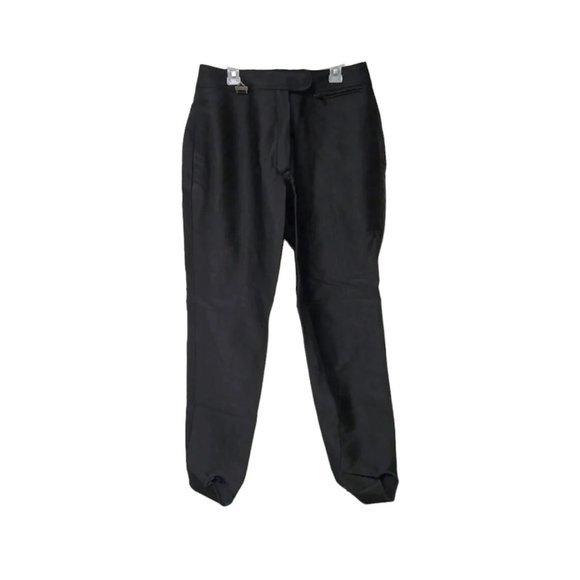 90s - 00s Fera Skiwear black stirrups ski pants . size 12L